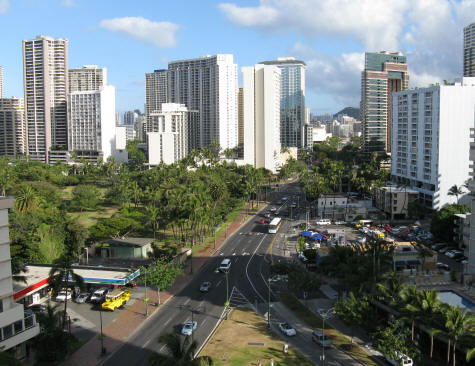 Map of Waikiki