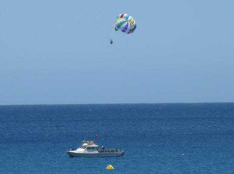Parasailing at Waikiki Beach