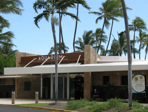 Waikiki Aquarium on Waikiki Beach, Hawaii
