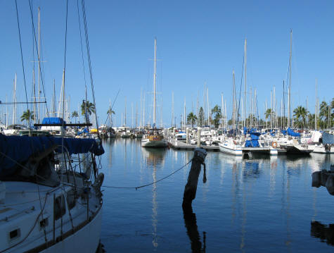 Waikiki Yacht Harbor - Alawai Harbor